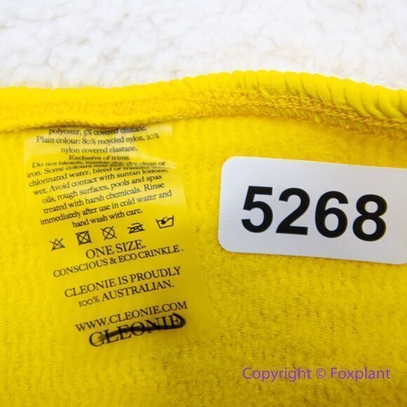 NEW Cleonie X Free People ripple brief striped bikini bottom, one size - Picture 15 of 15